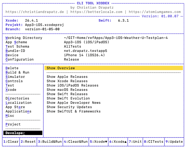 Developer-Ressourcen in xcodex